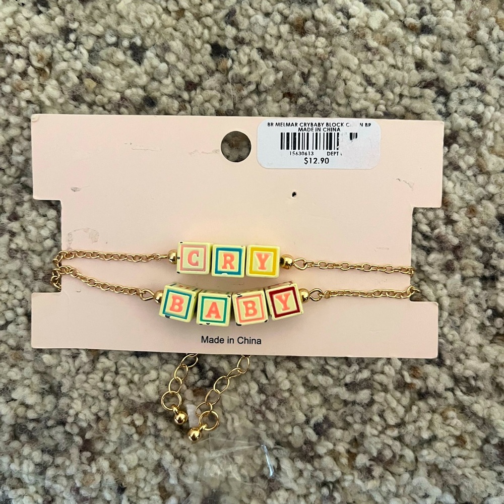 rare melanie martinez crybaby bracelet